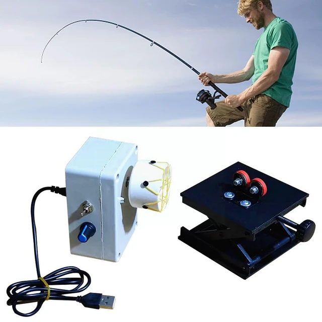 DIY Fishing Rod Winding Device Epoxy Coater Automatic Building Adjustable  Tools Fishing Repair Fishing Kit Rod