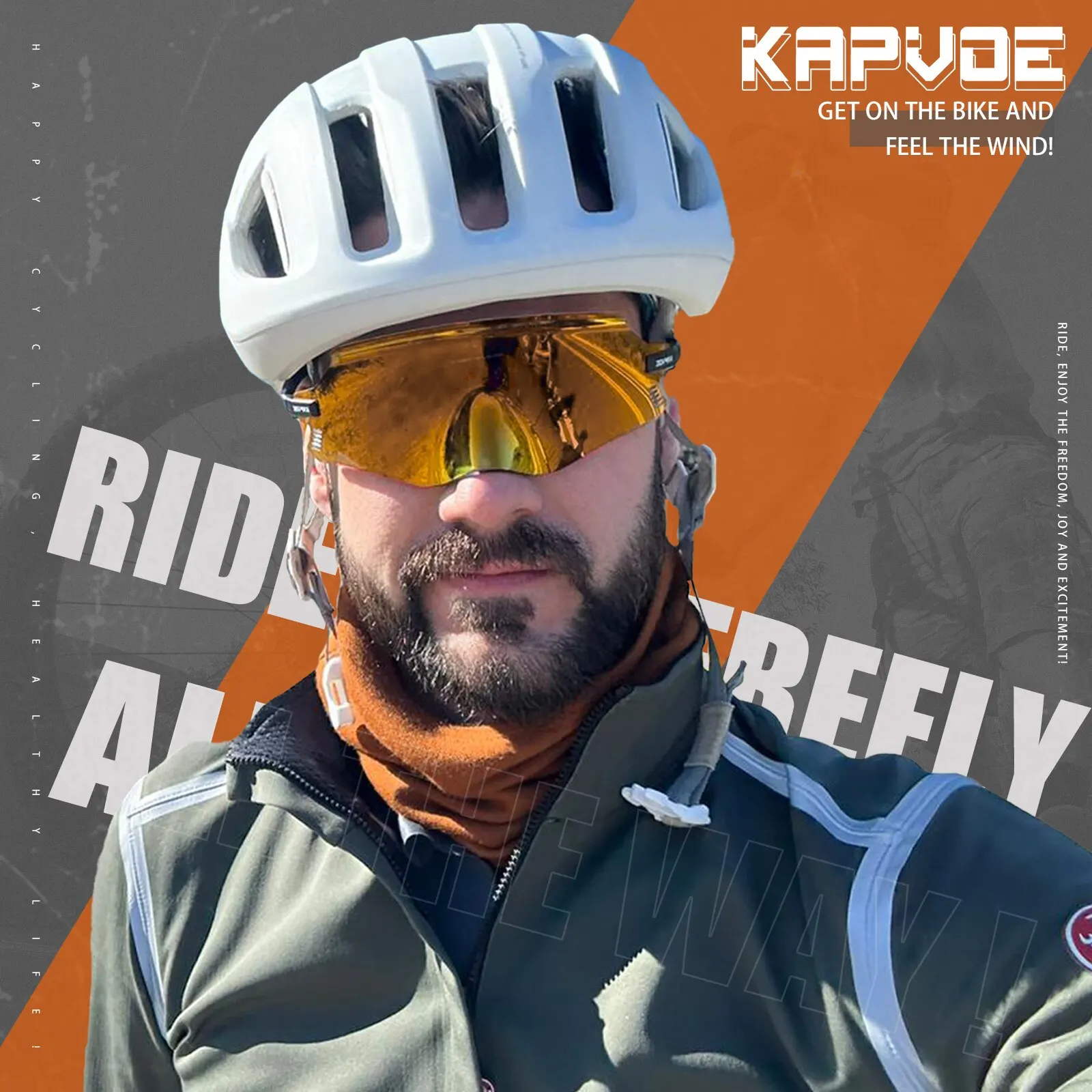 Kapvoe Cycling Glasses Mtb Bike Outdoor Sports Sunglasses Road Bicycle Men Women Goggles Running Eyewear cycling glasses