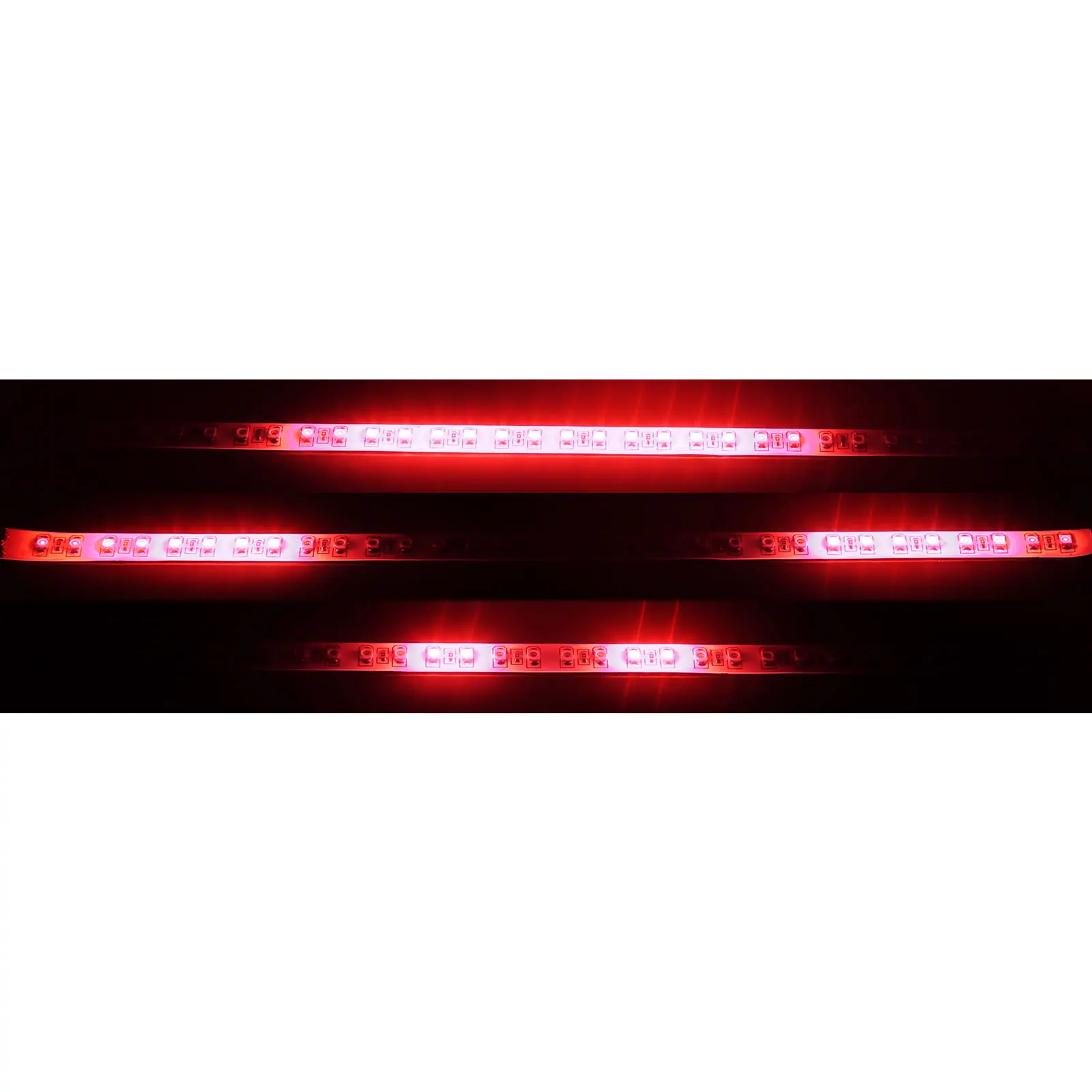 รูปสินค้า แถบไฟ LED ยืดหยุ่น 60 ซม. กันน้ำ สีแดง สำหรับงานซ่อมแซม