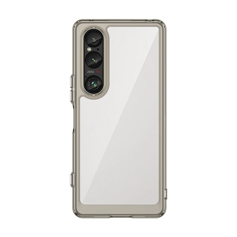 Clear Protective Case with Hard PC Back & Soft TPU Bumper
