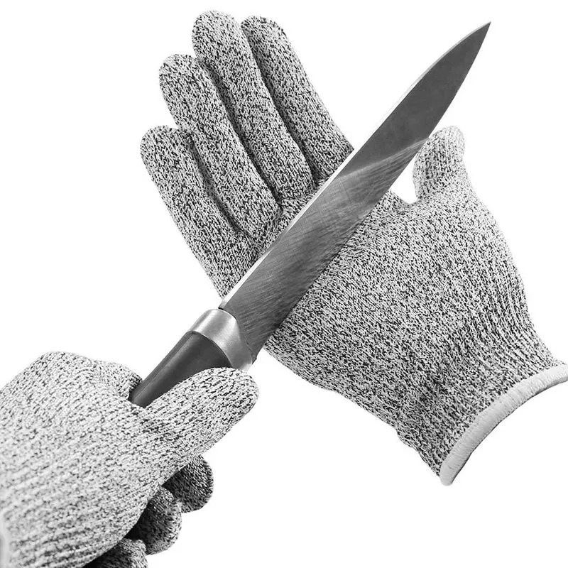 Cut-Resistant Gloves Level 5 Protection Gloves for Kitchen Fish Slicing Meat Wood Carving Gardening Hand Protective Glove 1 Pair