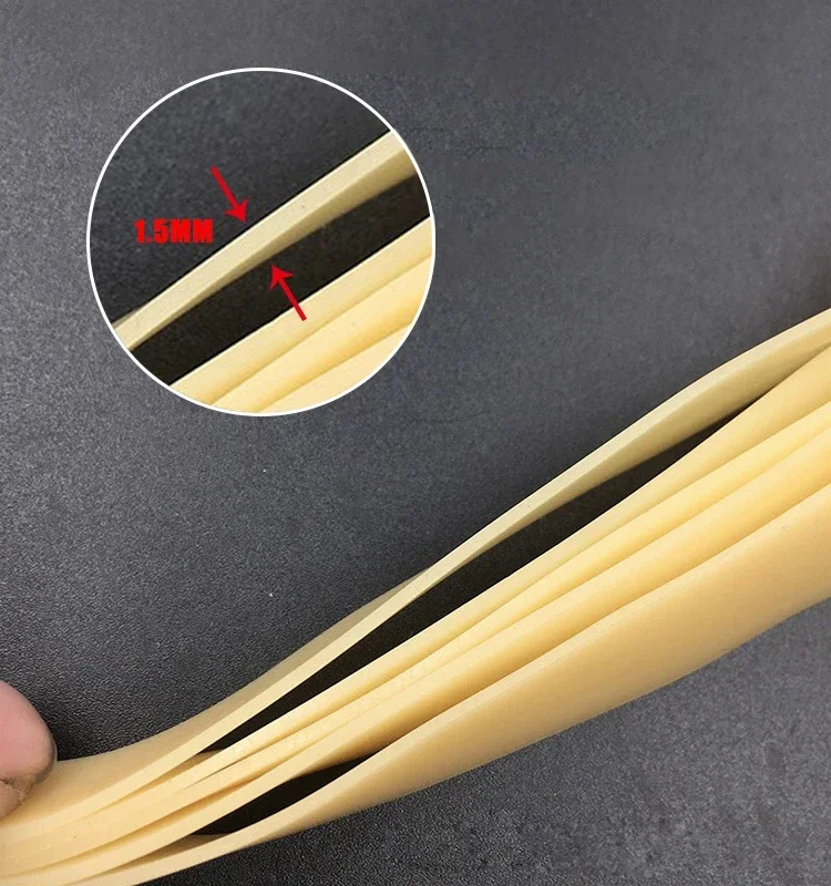 5Pcs Powerful Hunting Outdoor Kit Catapult Latex Tape Replacement Accessory Natural Rubber Flat Elastic Band For Slingshot