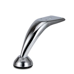 4 Pcs11cm etal furniture feet Heavy Duty Silver Feet Modern Style Furniture legs Replacement feet for sofa and cabinet furniture