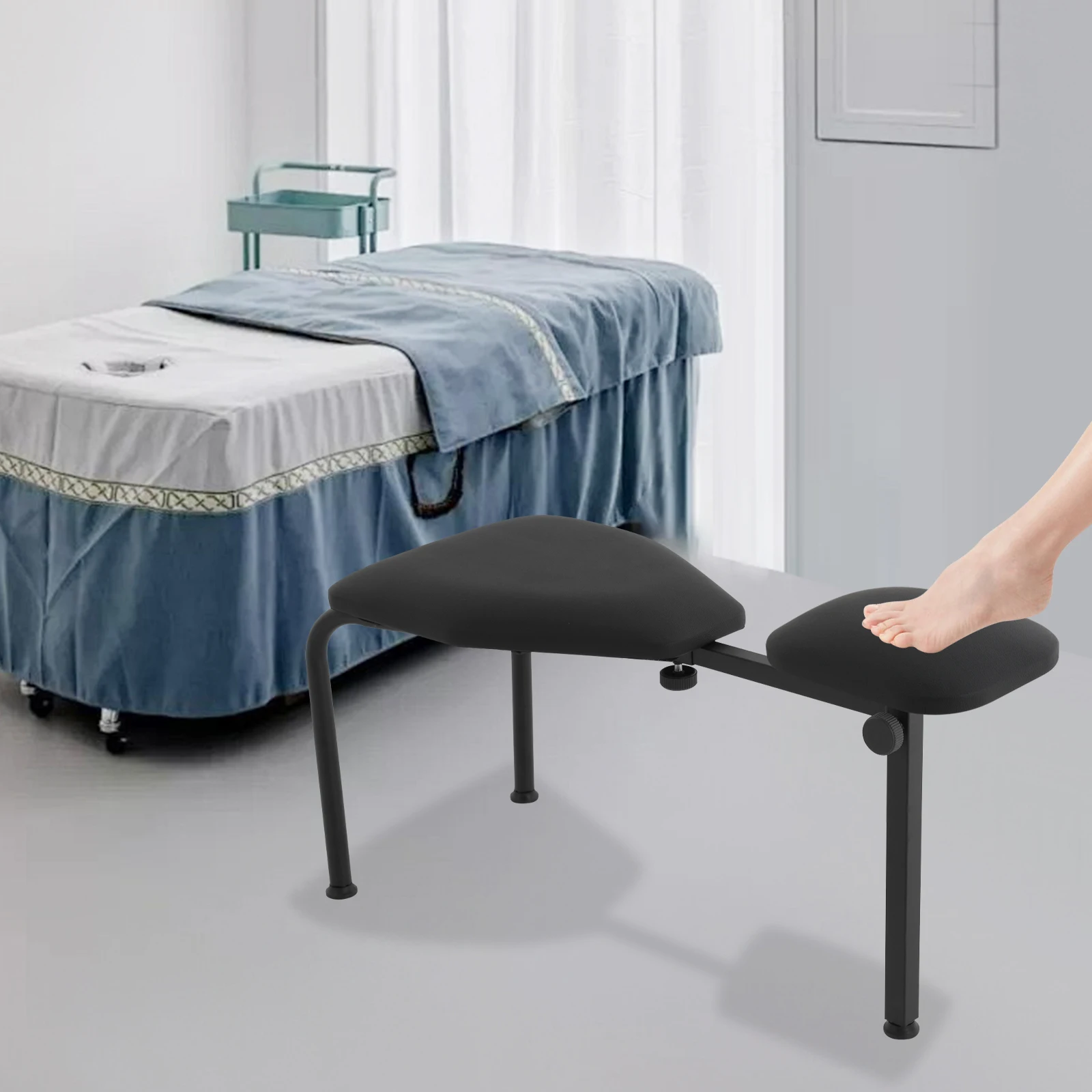 Pedicure Chair Manicure Stool Adjustable Pedicure Stool Manicure Foot Rest Modern Chair for Home Beauty Salon