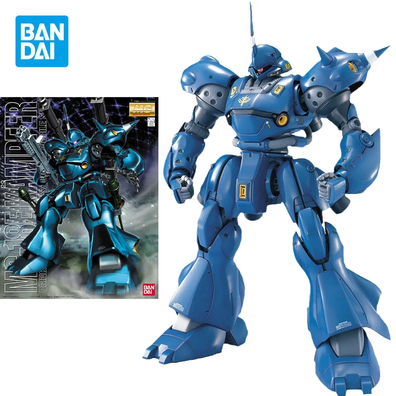 

Bandai оригинальный набор модели Gundam аниме фигурка MG 1/100 MS-18E Kampfer экшн-фигурки коллекционные украшения игрушки подарки для детей