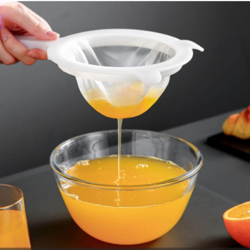 

100/200/400 Mesh Kitchen Nut Milk Filter Ultra-fine Mesh Strainer Nylon Mesh Filter Spoon for Soy Milk Coffee Yogurt Strainers