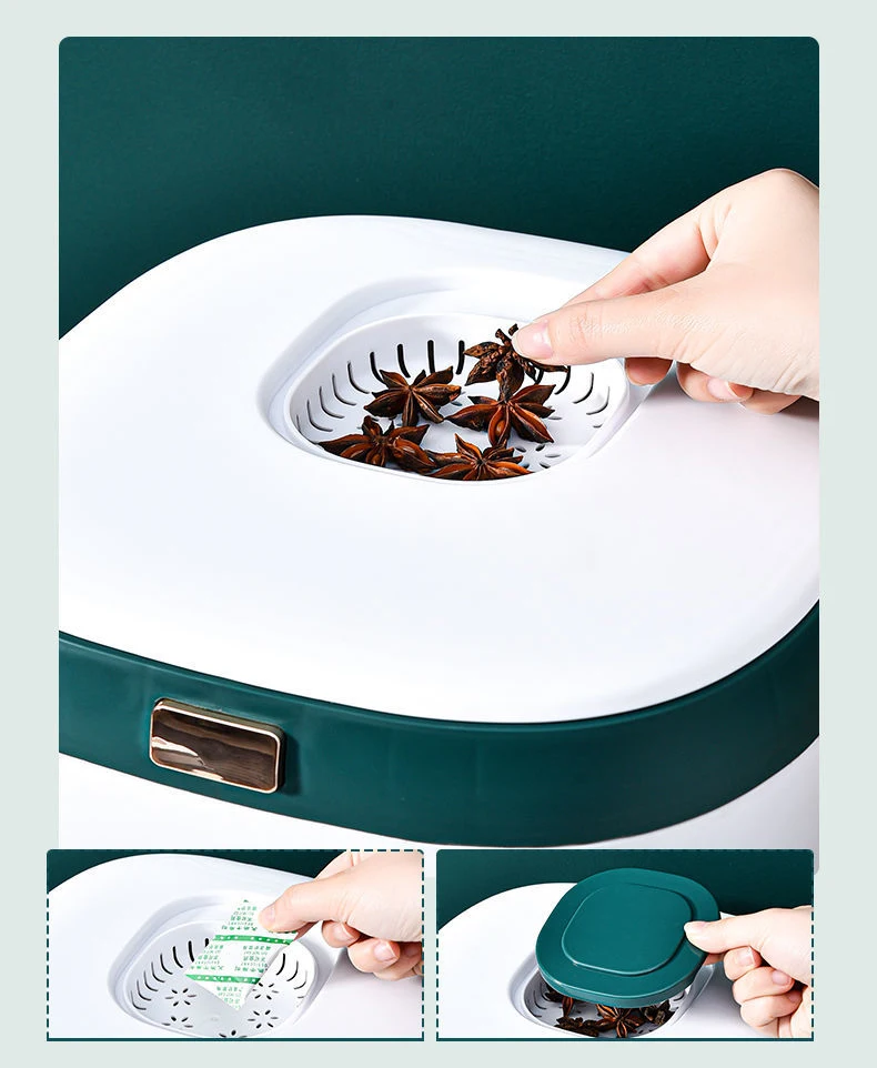 10-Kg Multi-Function Rice Bucket Large-Capacity Press-Sealed Rice Tank Household Kitchen Dry Rice Food Container Storage Bin