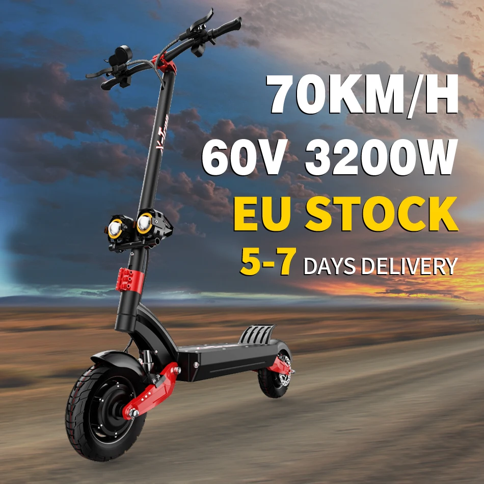 WarehouseInEuropeDualDriveScooterElectricXTron60V3200We