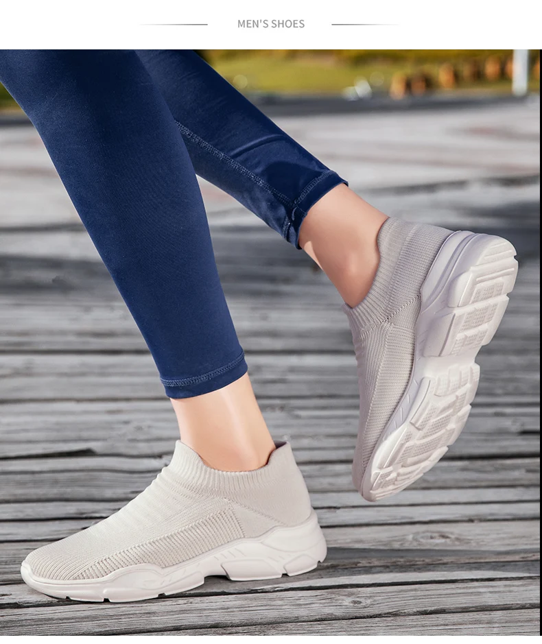 Description Picture 6 of itemWomens Light Running Shoes Jogging Shoes Breathable Women Sneakers Slip On Loafer Shoe Momens Casual Shoes Sock Shoes size 35-44