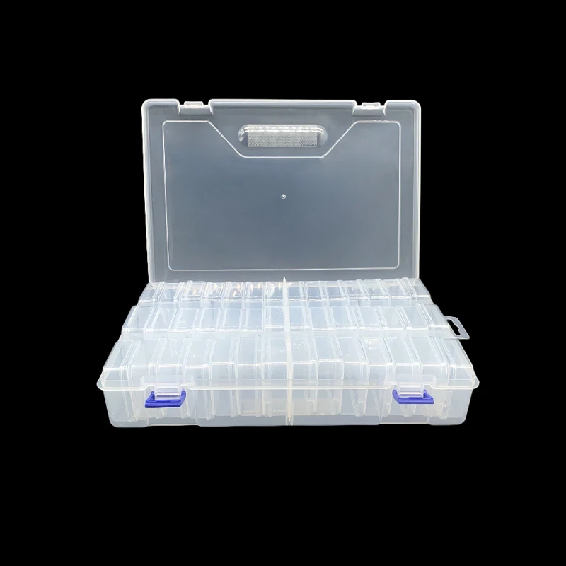 Storage Box Diamond Painting Storage Box Storage Container Plastic Storage Box Storage Bag 42PCS Square Storage Box Pearl Bead Diamond Painting Drills Storage Box Medicine Organizer with Accessories Classification Box