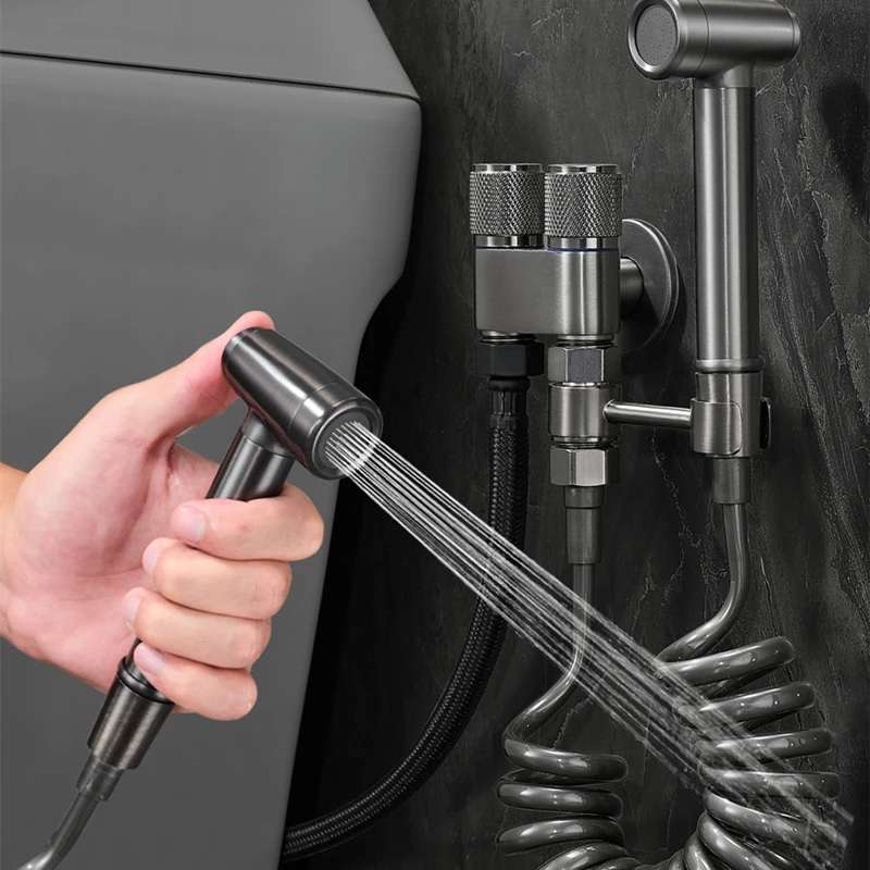 HandheldBidetSprayerforToiletBathroomAccessoriesSetsWatering