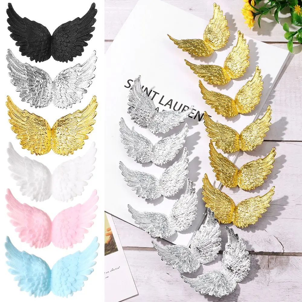 5pcs Plastic Angel Wings 3D Angel Wings Crafts Angel Wings Ornaments DIY  Wings Decor