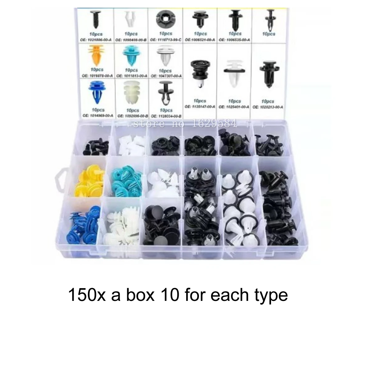 

150x fasten clip for Tesla 102188600A 109840800B 111071399C 100652100A 100653500A 101607800A 101181300A 104730700A 101496900A