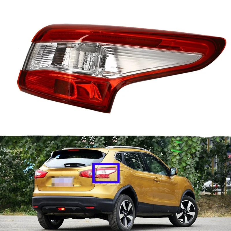 

Outer Side Rear Tail Light Lamp For Nissan Qashqai 16-18