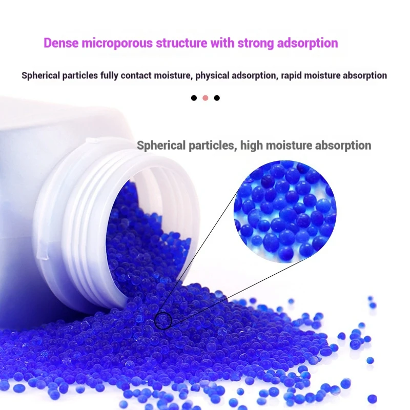 1box Reusable Desiccant Silica Gel Beads Moisture Absorber Electronic Product Desiccant Moisture Absorber Ball Dehumidifie 5