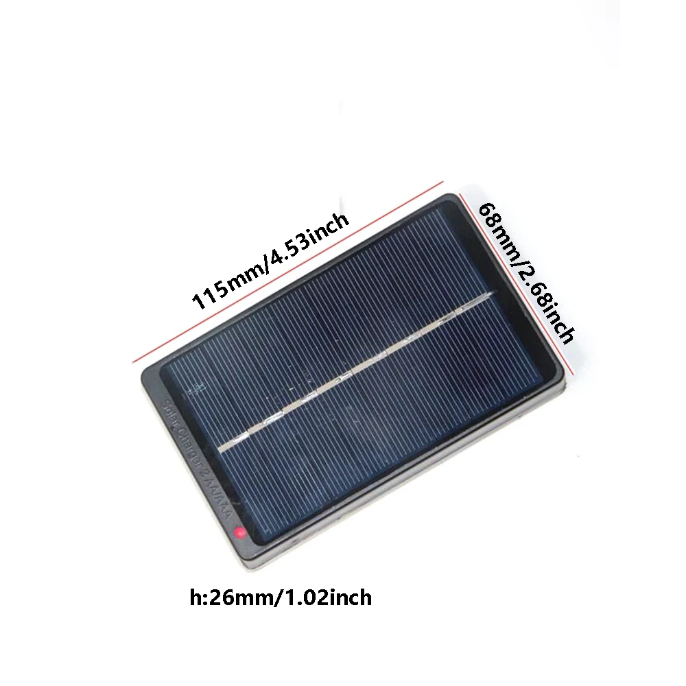 Solar Panel Charging Box 2*AA/AAA 1.2V Battery Charger 1W 4V battery charger,solar charger