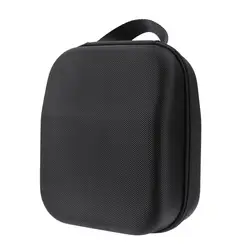 Durable EVA Hard Case for Headphone Storage and Protection (Black)