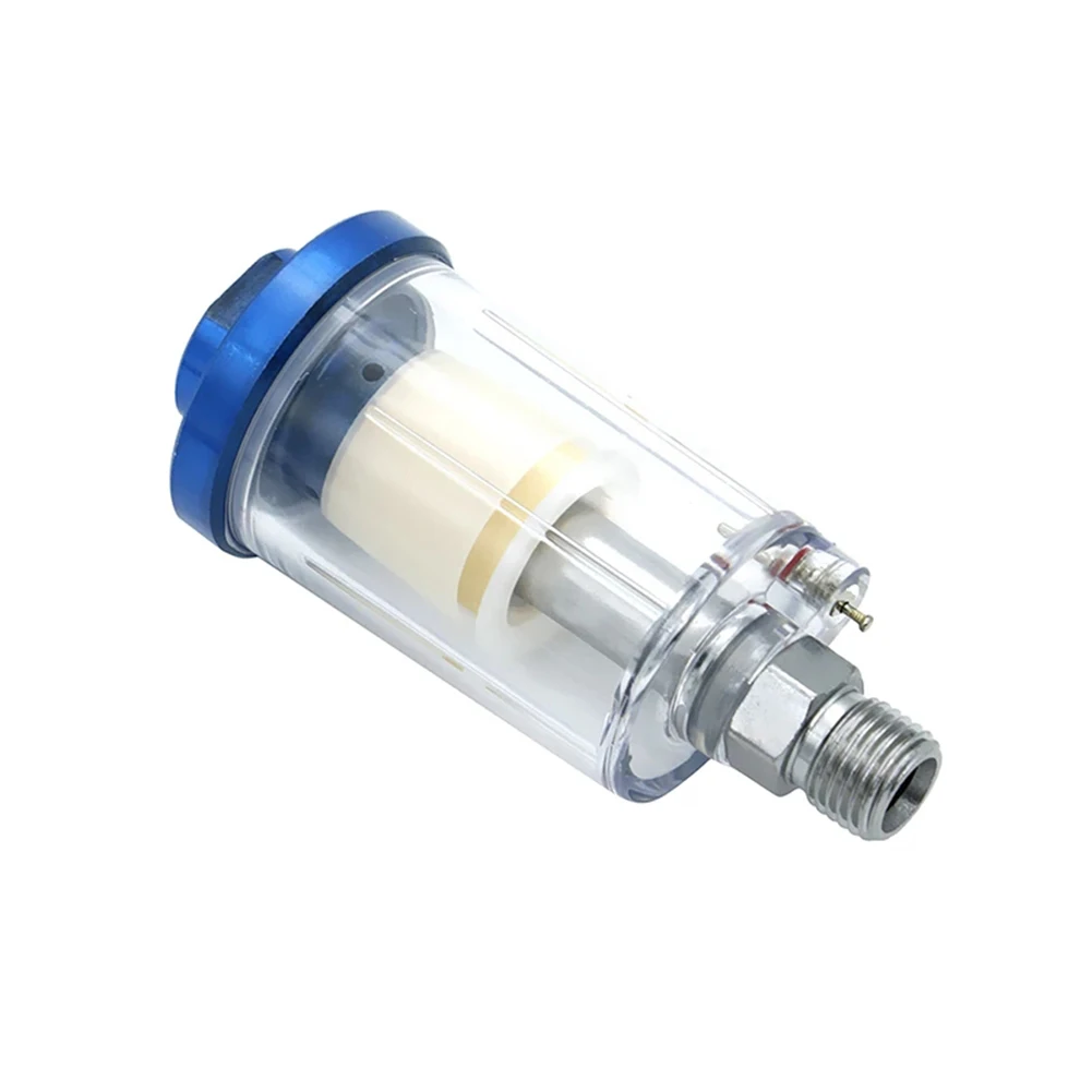 Oil-water Separator Filter For Compressor Spray Paint 1/4 Water Oil Separator Inline Air Hose Trap Filter With Threaded Joint