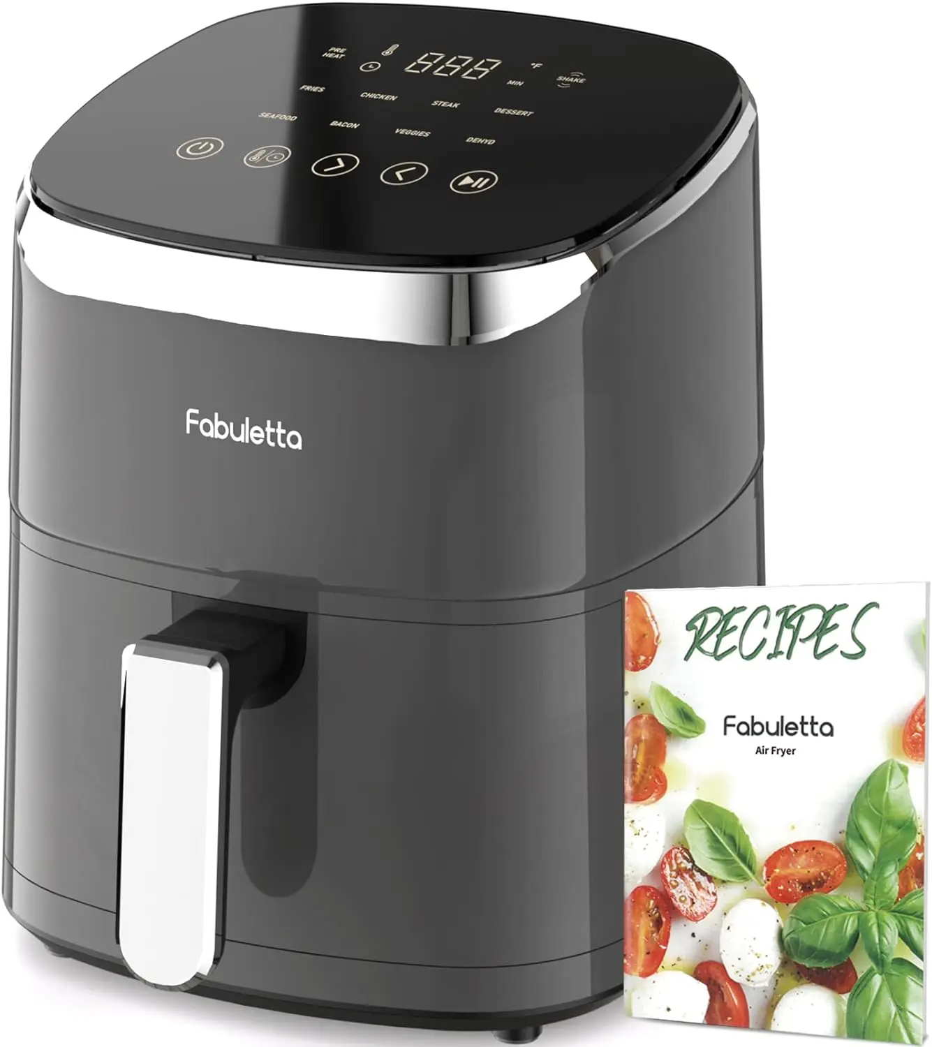 Air Fryer, Fabuletta 9 Customizable Smart Cooking Programs Compact 4QT Air  Fryers, Shake Reminder, - AliExpress