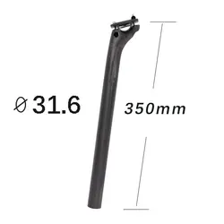 ElitaOne Carbon Offset Bike Seatpost - 20mm Adjustment, Premium UD Carbon Fiber (31.6x350mm)