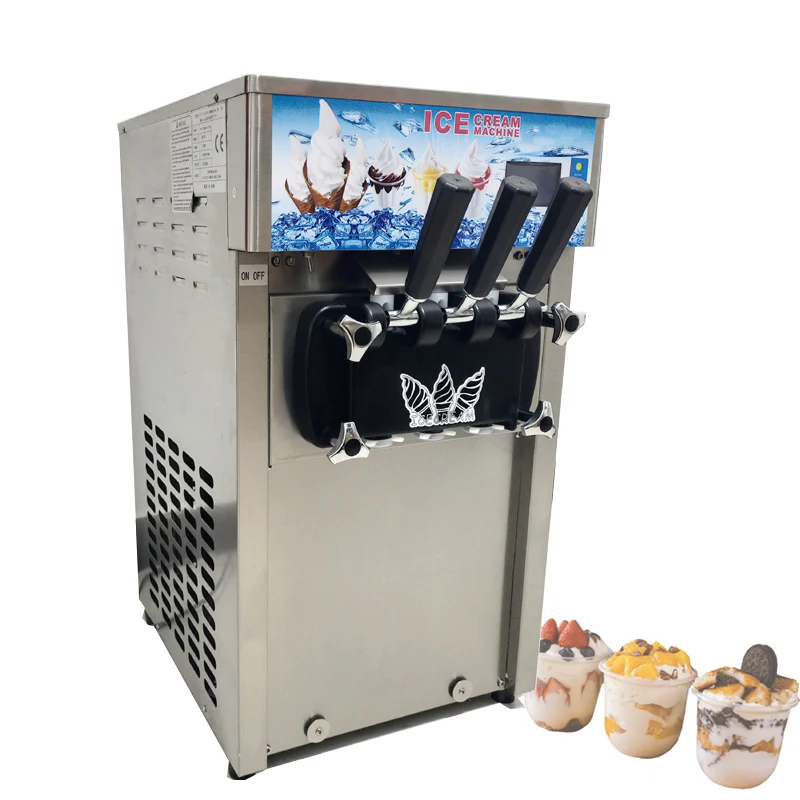 Factory Soft ice cream machine electrical appliances ice cream maker  commercial home ice cream machine - AliExpress