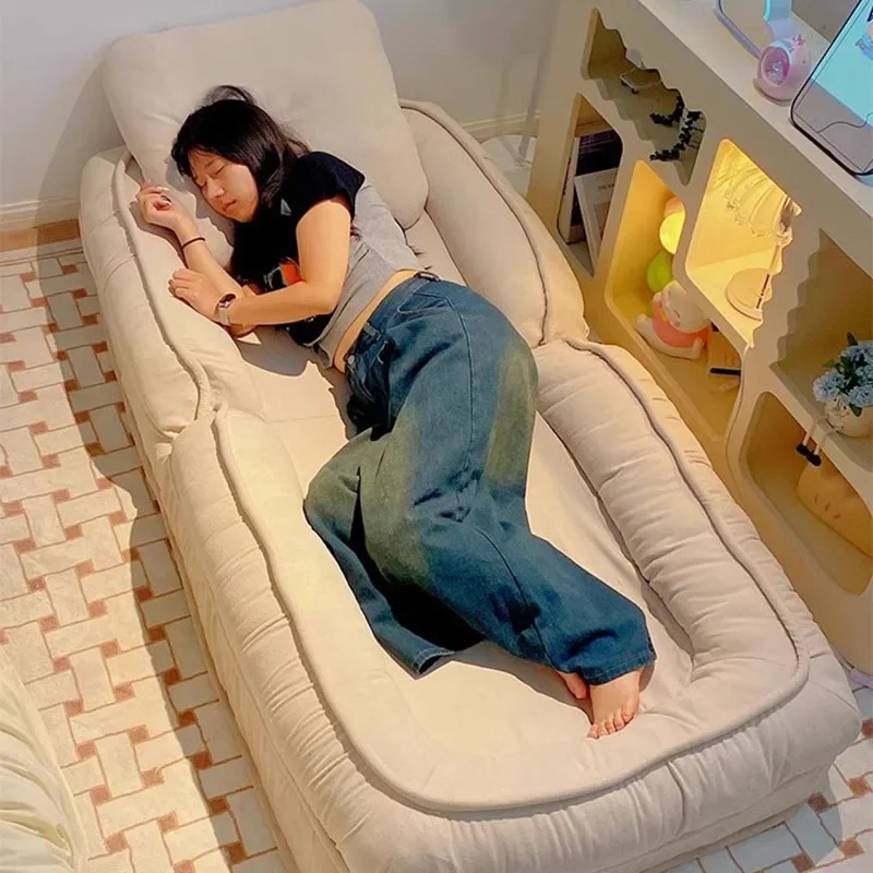 

Lazy Nordic Living Room Sofas Human Dog Bed Modern Luxury Sofas Recliner Designer Single Relaxing Divano Lounge Suite Furniture