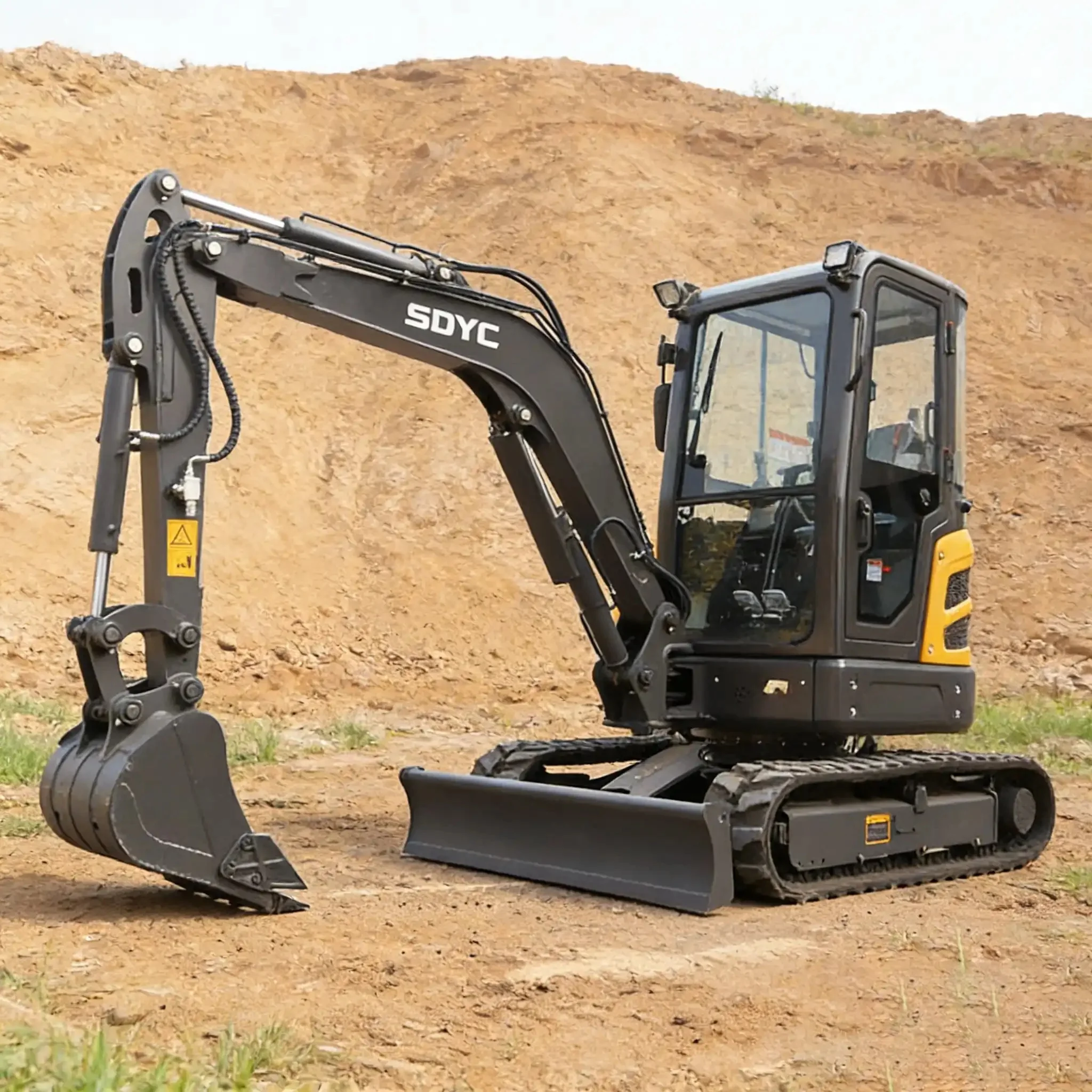 Kostenloser Versand Mini-Bagger Euro 5 CE EPA Motor Landwirtschaftlicher Raupenbagger Kleiner Hydraulikbagger Maßgefertigter Diesel-Bagger für die Landwirtschaft