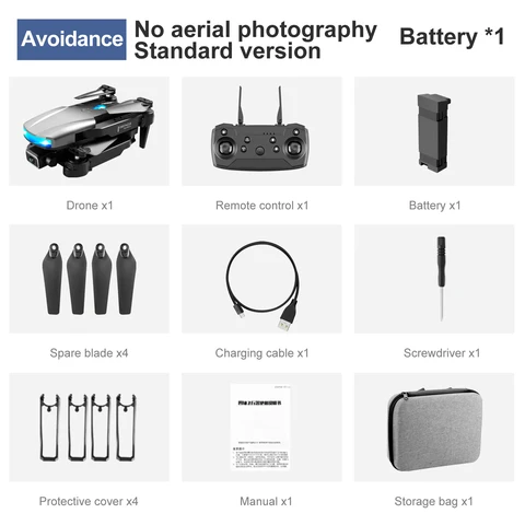 S85 Drone WIFI 4k HD Camera Optical Flow Location Infrared Obstacle Avoidance Rc Helicopter Quadcopter Drone FPV Toy Gift