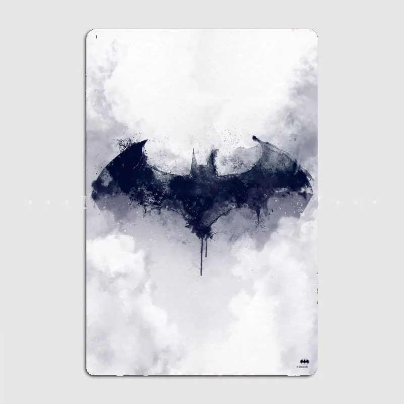 

Fogged Bat Metal Plaque Pub Painting Wall Mural Printed Sign Tin Sign Poster
