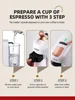 Small Fully Automatic 5-in-1 Coffee Machine Hot/cold DG Multi Capsule Cappuccino Nespresso Ground Coffee Buffet Restaurant Bar 5