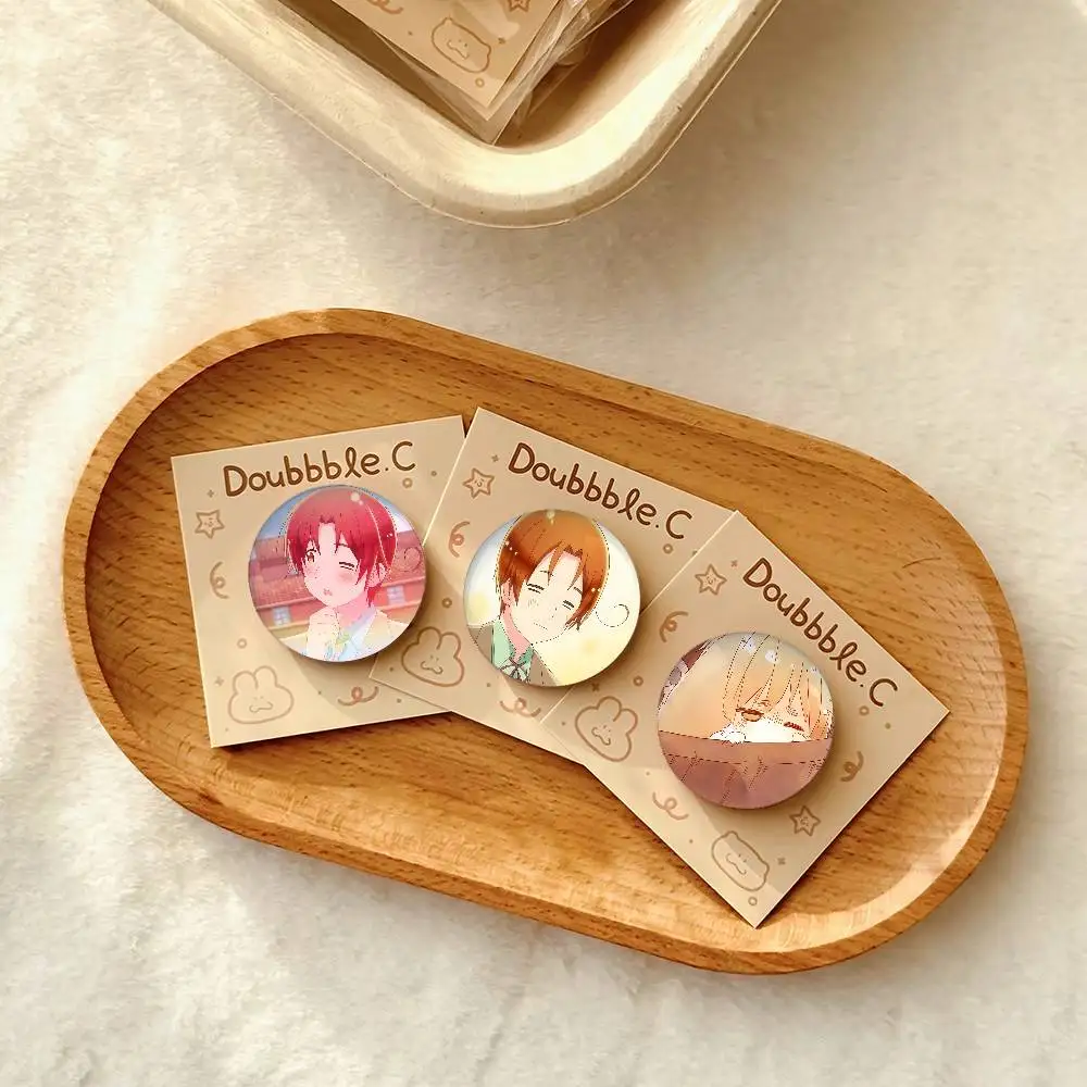 Hetalia World Stars Anime Metal Badge Brooch