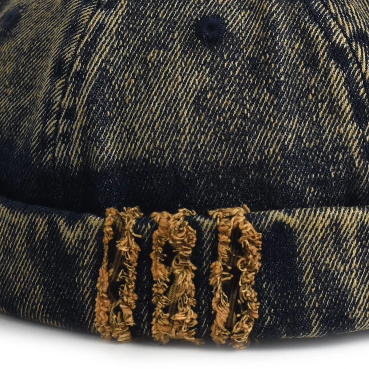 Denim Melon Hat Neutral Herbst und Winter Hip Hop Vermieter Caps Skullies Beanie Melon Ca – Detail 2