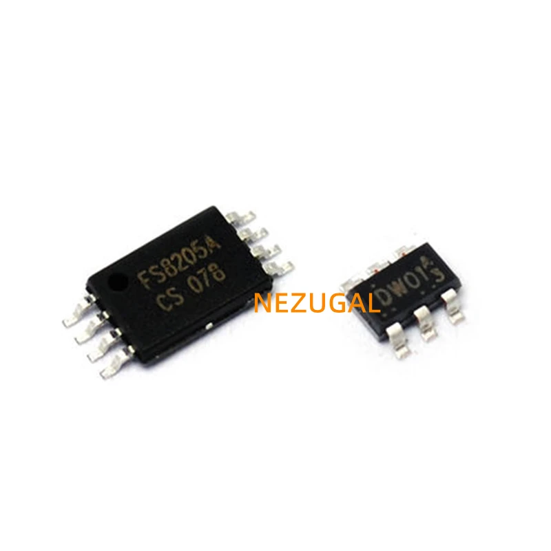 

20 шт. (DW01 + 8205A) каждая 10 шт. FS8205A FS8205 комбинация фотоэлементов чип защиты батареи