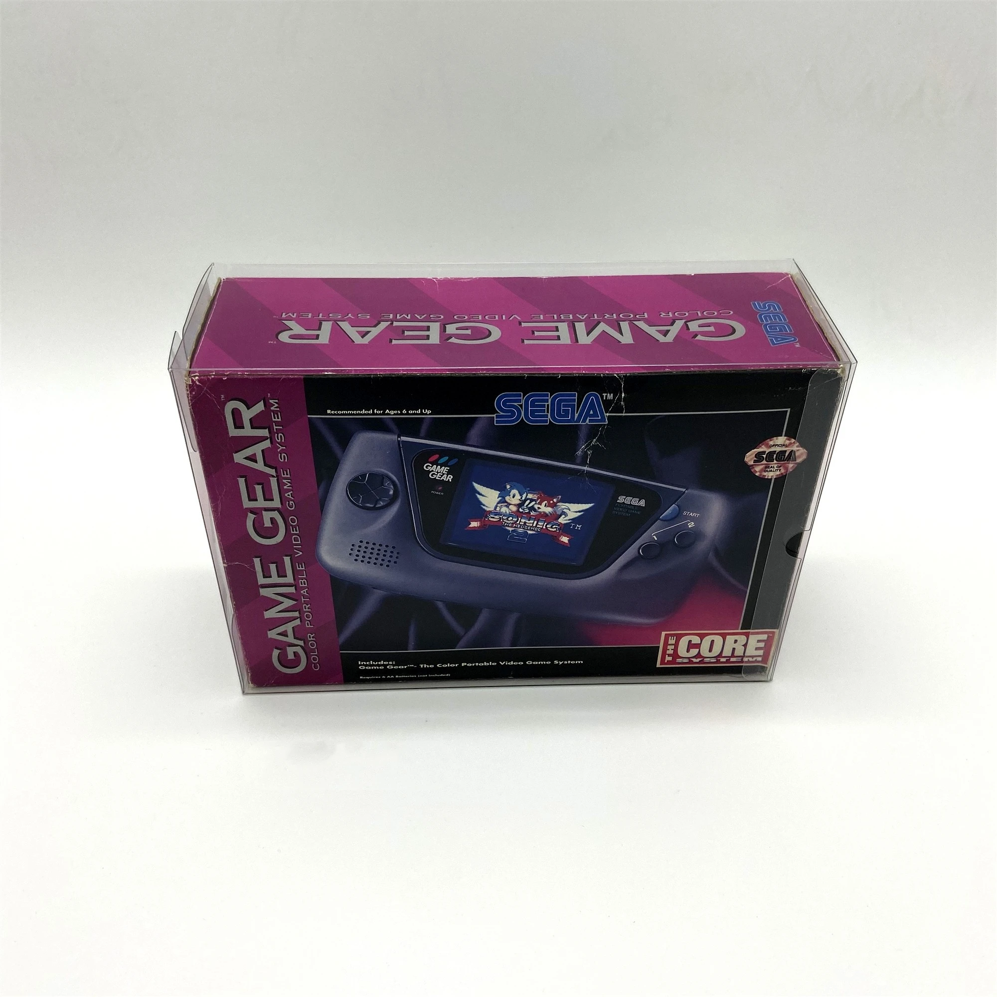 Protetor de Caixa Transparente para Sega Engrenagem do Jogo gg Recolher Caixas de Armazenamento Tep Jogo Escudo Claro Case de Exibição para Uso - Image 3