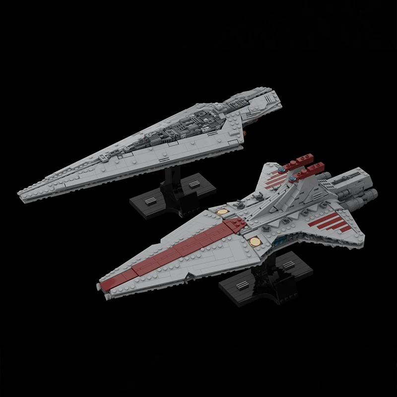 1095 Parti Mocs Space Wars Set Di Mattoni Imperia Venator Class Star Destroyer Kit Di Raccolta Di Veicoli Building Blocks Regalo Giocattolo Per Bambin