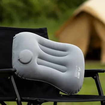Inflatable Pillow Outdoor Camping Travel Artifact Car Portable Folding Pillow Waist Pillow Ultralight Hiking Air Sleeping-Pillow