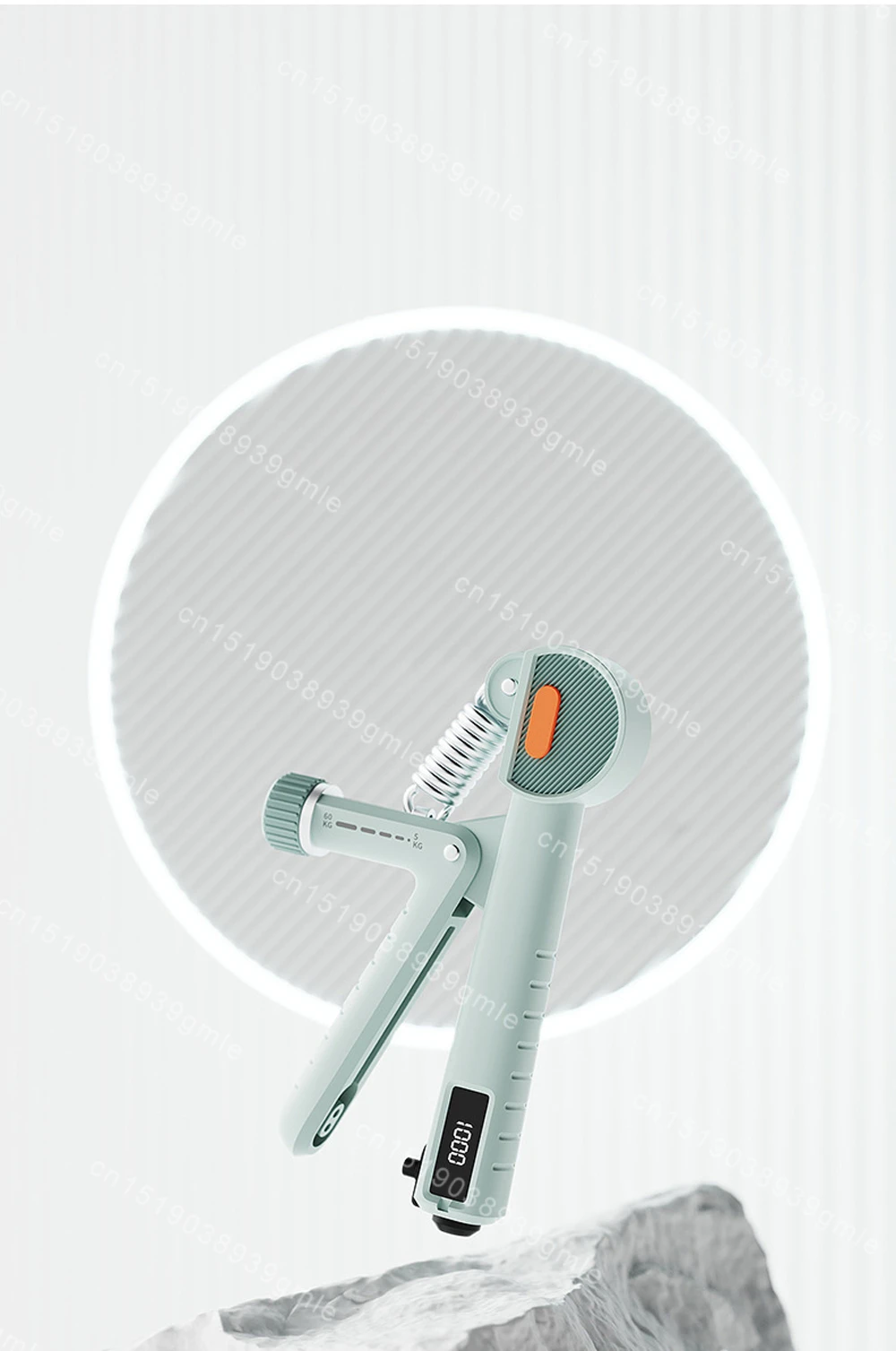 Description Picture 2 of itemR-Shape Grip Strength Counter Adjustable Hand Grip Wrist Strength Trainer Exercise Gripper Counter Durable Hand Fitness Tool