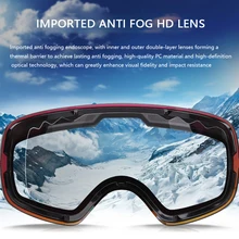 

Ski Goggles Single Lenses Double-layer Snow Blindness Proof UV Protection Snowboard Goggles for Ski Winter Sports Accessories