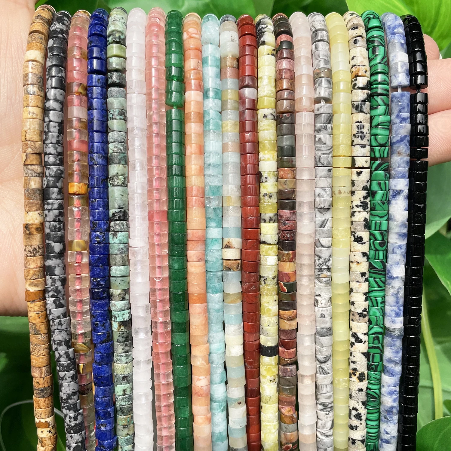 49 Pezzi Di Perle Rotonde Sciolte Di Labradorite Naturale Da 8 Mm - Foto 10