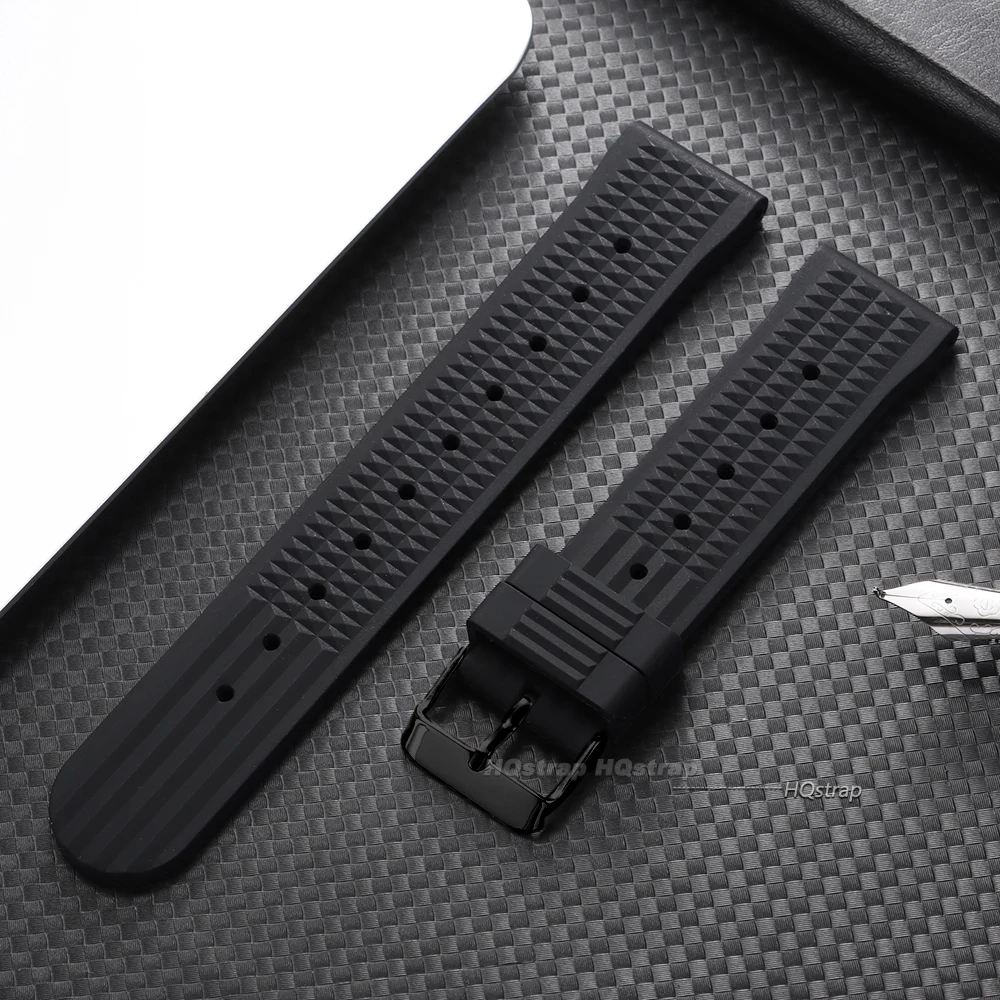 Deluxe Silicone Waterproof Watchband Replacement Strap