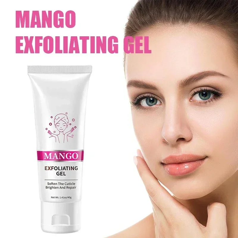 Face Exfoliating Cream Deep Exfoliator Gel Moisturizer Mango Repair Facial Scrub Cleaner Whiteing Brighten Face Skin Care facial exfoliant