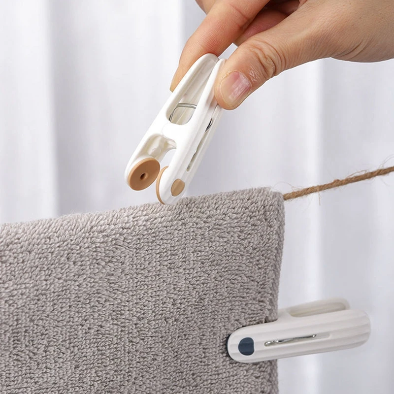 Clothes Pegs Dry Quilt Single Clothespins Household Cotton Quilt Hanger Fixed Large Windproof Clip Clothes Organizer clothes pegs windproof clips 12Pcs