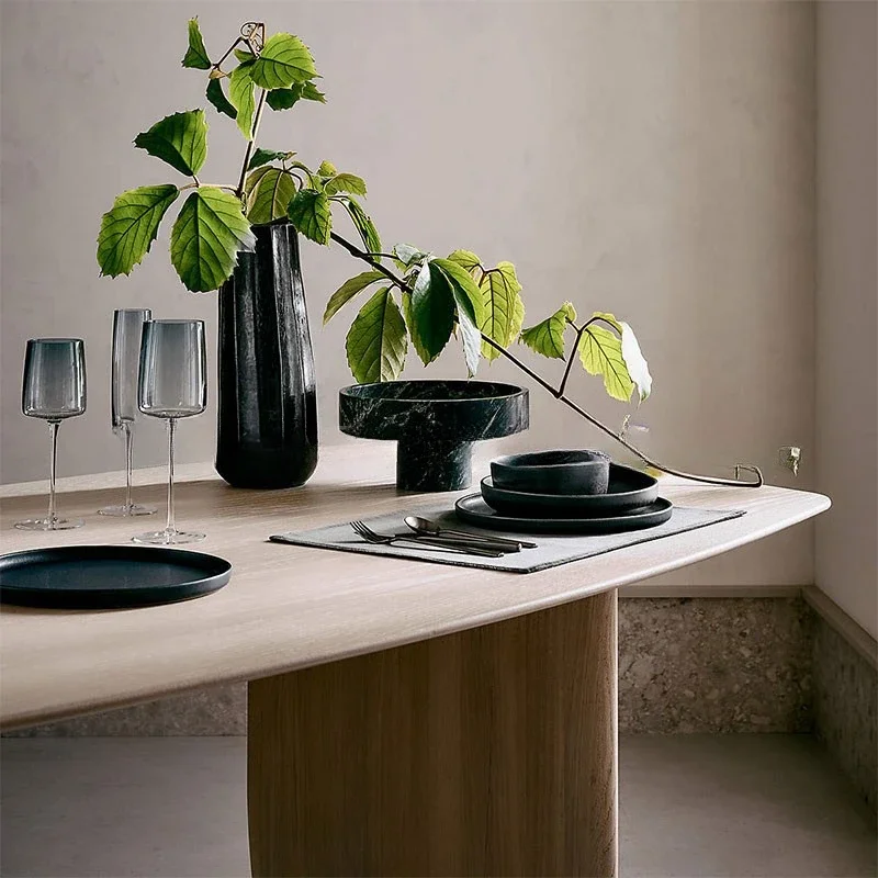 Nordic Green Marble Fruit Bowl Home Decoration 2