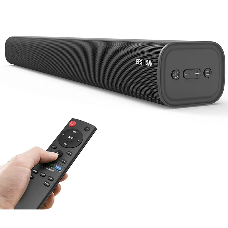 Altoparlante Hifi Da 60W 2.0 Soundbar Tv Sistema Audio Home Theater Altoparlante Bluetooth Soundbar Subwoofer Effetto Basso Con Aux Ottico