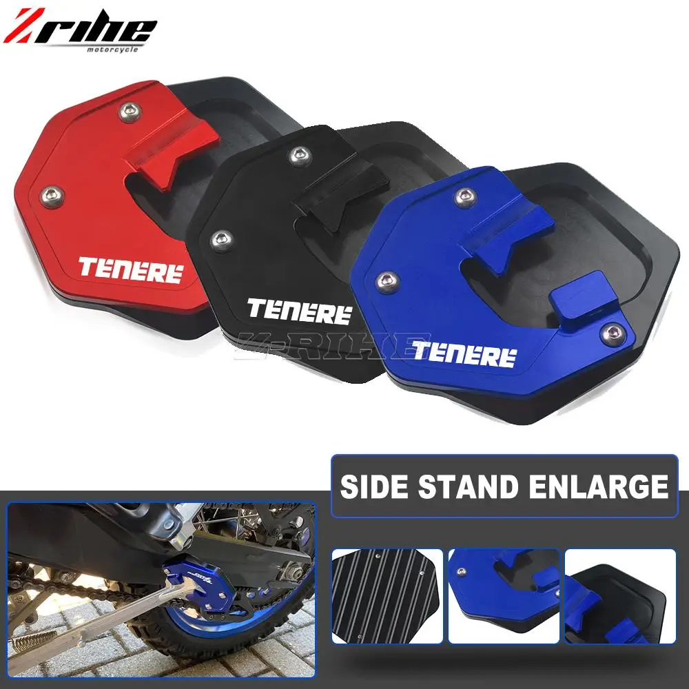 

For Yamaha XTZ700 XTZ690 Tenere700 T7 TENERE 700 Rally World Raid Motorcycle Kickstand Extension Pad Side Stand Enlarge Plate