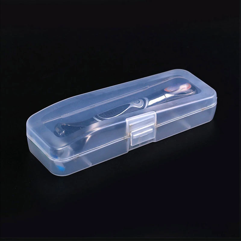 Men Universal Shaver Storage Box Handle Box Full Transparent Plastic Case Razor Boxes Eco-Friendly PP Shaving Box High Quality
