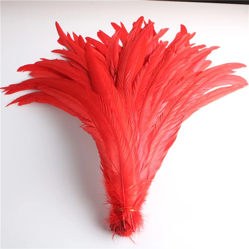 100pcs 25-40CM /10-16inch Rooster Tail Feathers Bulk Natural Plumes Large  Pheasant Cock Clothing Jewelry Accessories Party Decor - AliExpress