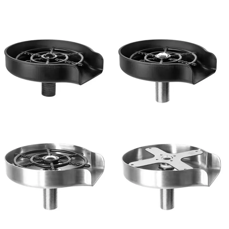 

Stainless Steel 7-Hole High-Pressure Automatic Glass Cleaning Machine Bar Beer Milk Tea Cup Cleaner Kitchen Sink Accessories