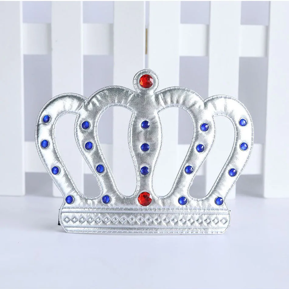 Birthday Party Supplies Decorations Girl Princess Crown Prince Cap Children Boys King Party Crown Accessories Kids Headband