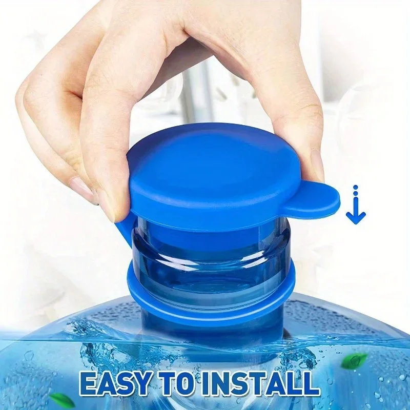 5pcs Universal mineral water bucket lid silicone seal lid single buy round Pure bucket Smart reusable